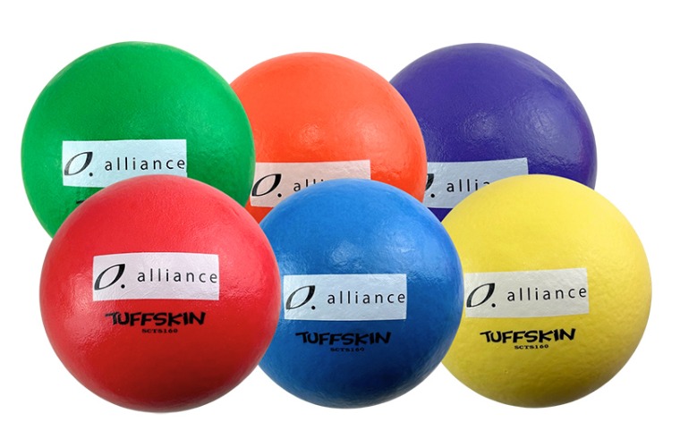 Tuff Skin Foam Dodgeballs 160mm - Set Of 6 Colours