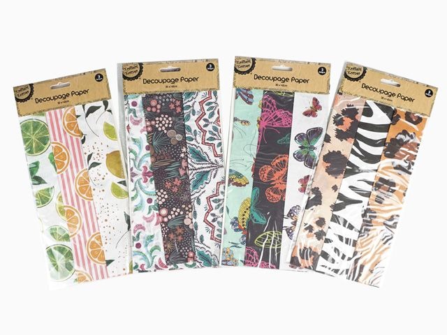 Decoupage Paper - Assorted Pads