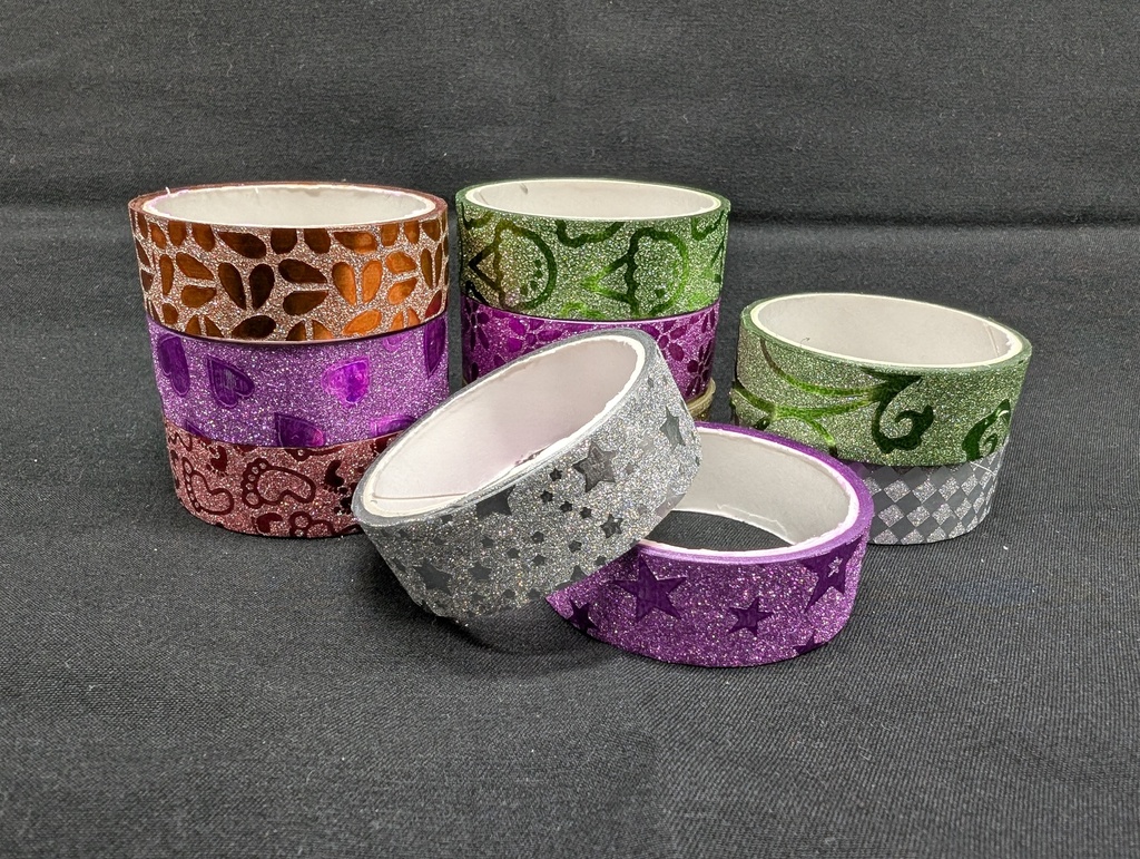 Glitter Washi Tape - 10 Pack