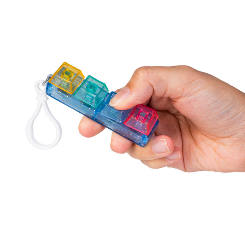 Fidget Keychain Keyboard Click
