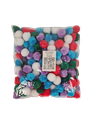 Pom Pom Beads - Pack of 100