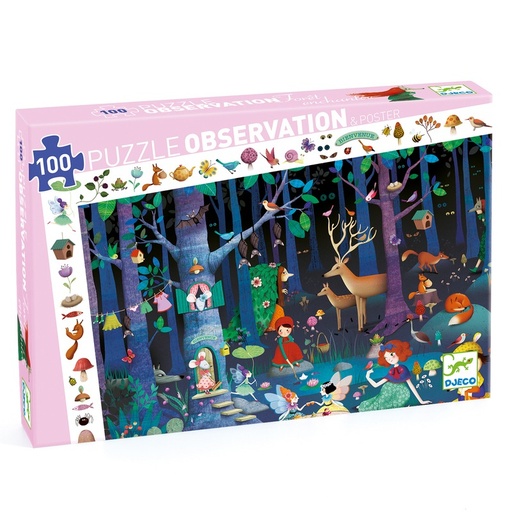 [TK-3251] Enchanted Forest 100pc Observation Puzzle