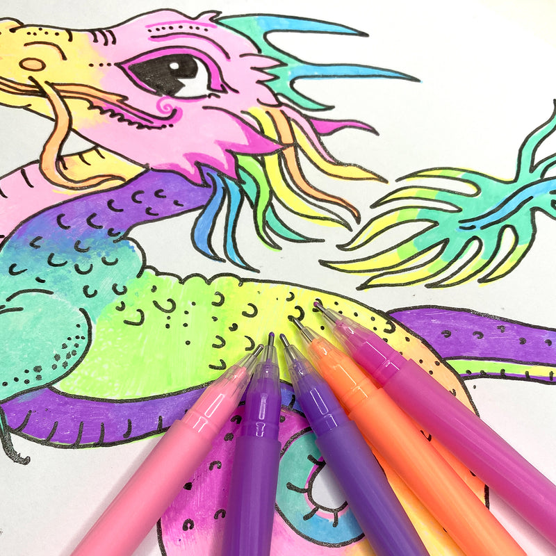 Juicy Gel Pens - 48 Pack