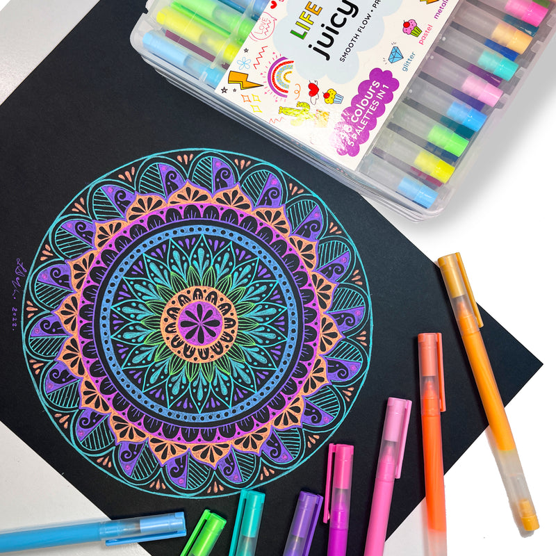 Juicy Gel Pens - 48 Pack