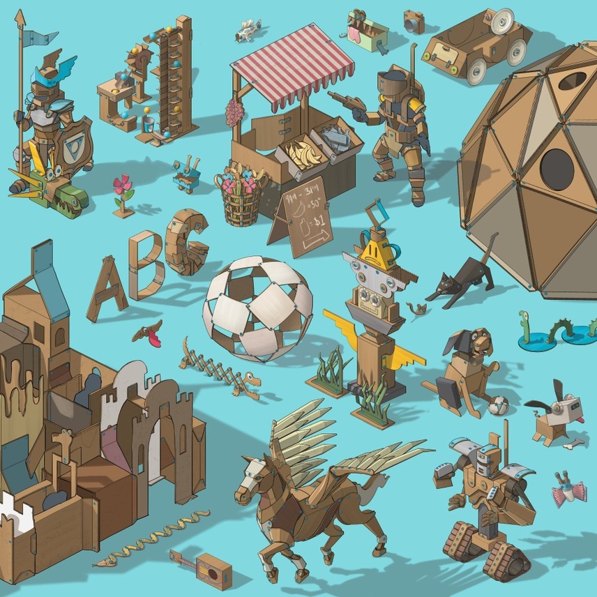INVENT | Upcycled Cardboard Construction Toolkit