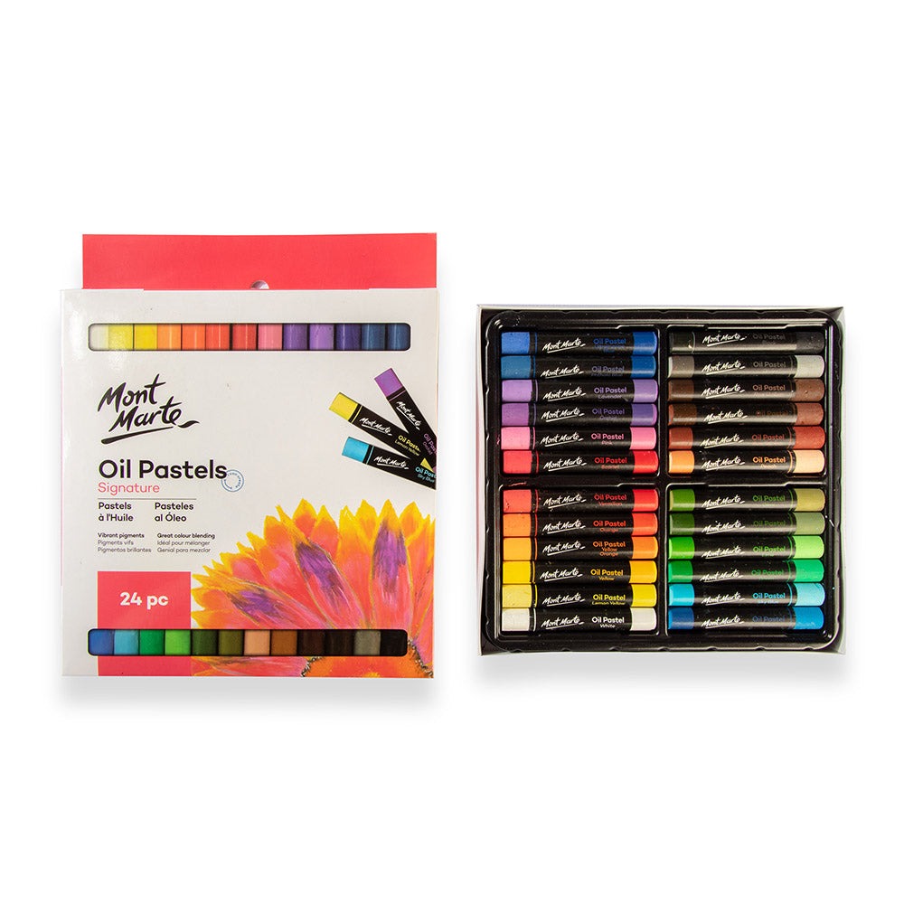Oil Pastels - 24 Pieces