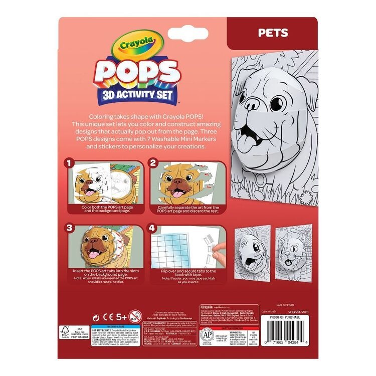 POPS 3D Activity Set - Pets