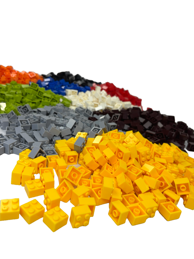 Small Construction Blocks - 2.3kg (Multi-Coloured)