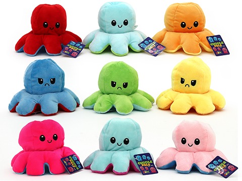 Moody Octopus Plush - 18cm