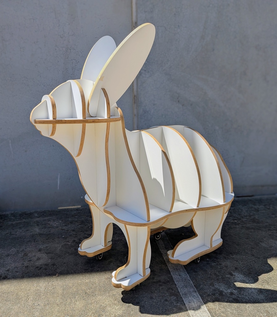 Giant Rabbit Bookshelf