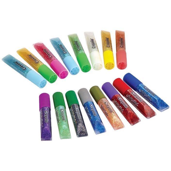 16 Pip-Squeaks™ Glitter Glue