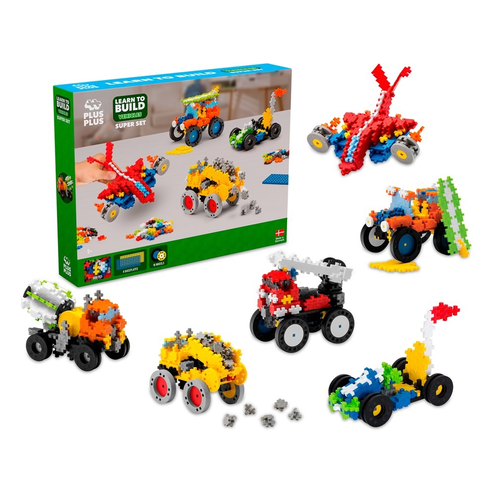Plus-Plus - Learn to Build Vehicles Super Set