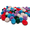 Pom Pom Beads - Pack of 100