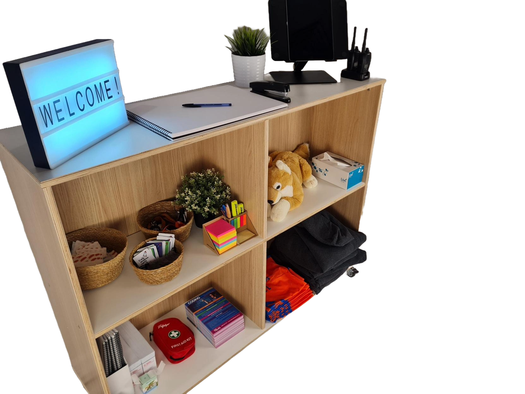 2 Shelf Storage Unit - Sign-In Desk