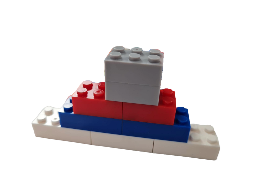 Small Construction Blocks - Assorted 230g