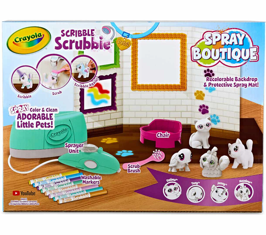 Scribble Scrubbie Spray Boutique