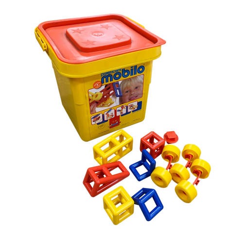 Mobilo - Basic set in bucket incl. 2 figurines