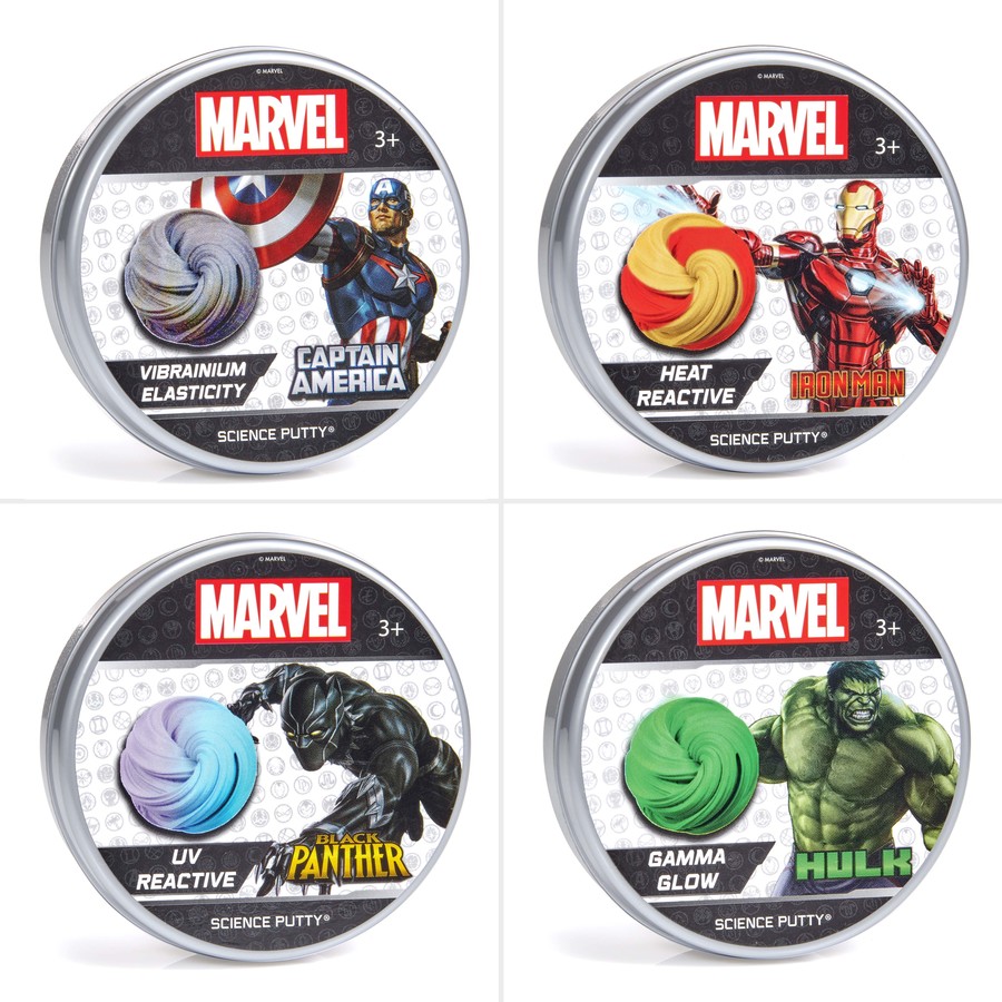 Marvel Superheroes : STEAM Science Putty - Assorted