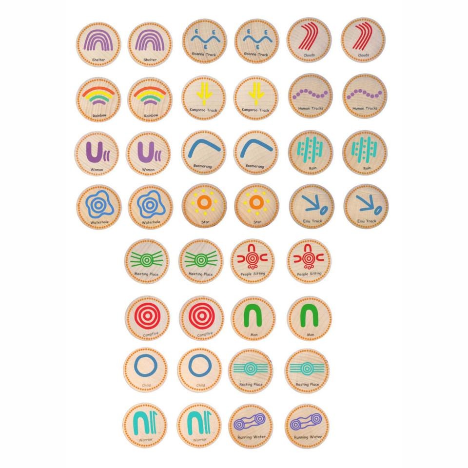 Indigenous Symbols Matching Pairs