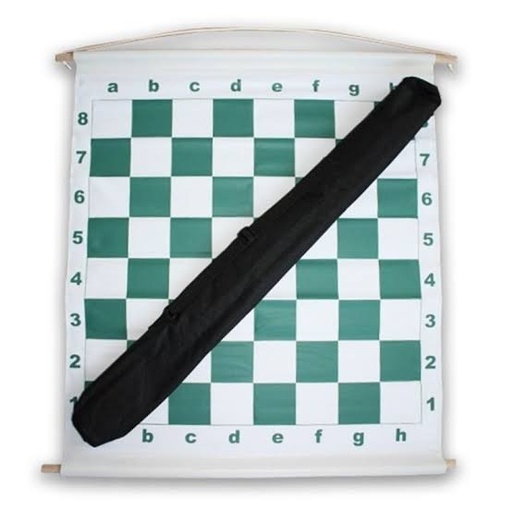 Chess Demo Board 90cm with Slotted Pouches