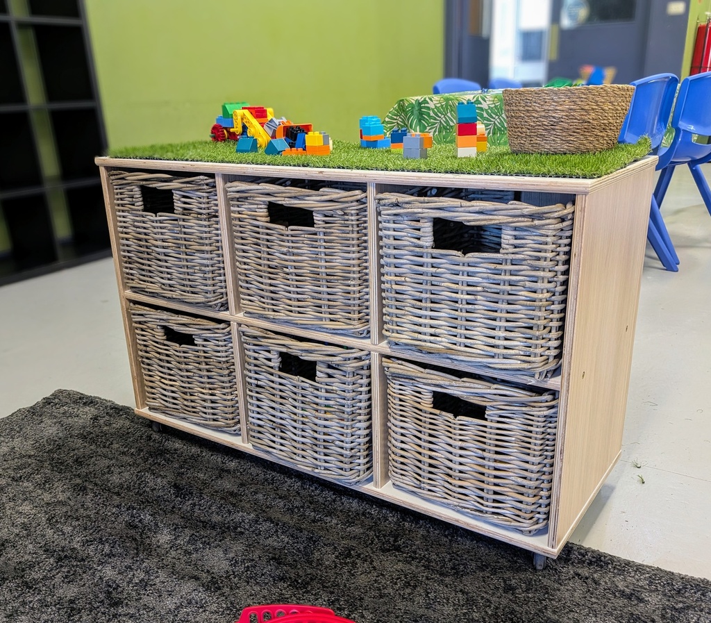 TK 6 Cube Storage Unit with Castors