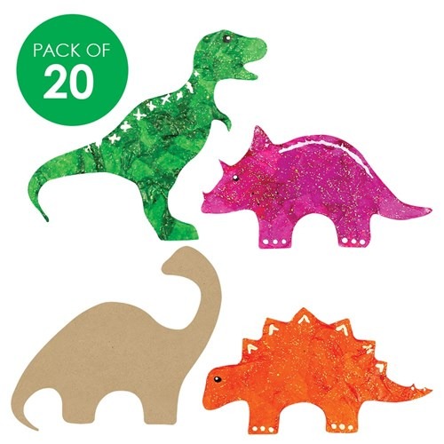 Dinosaur Shapes - Pack of 20