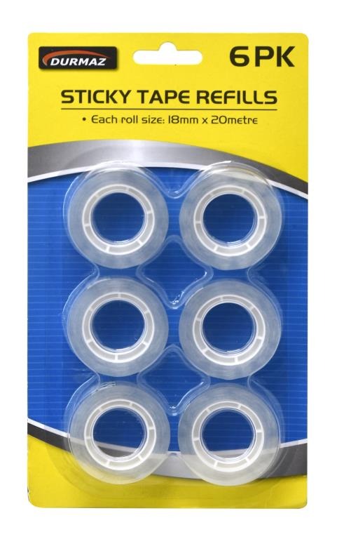 Tape for Tape Dispensers - 6 pack