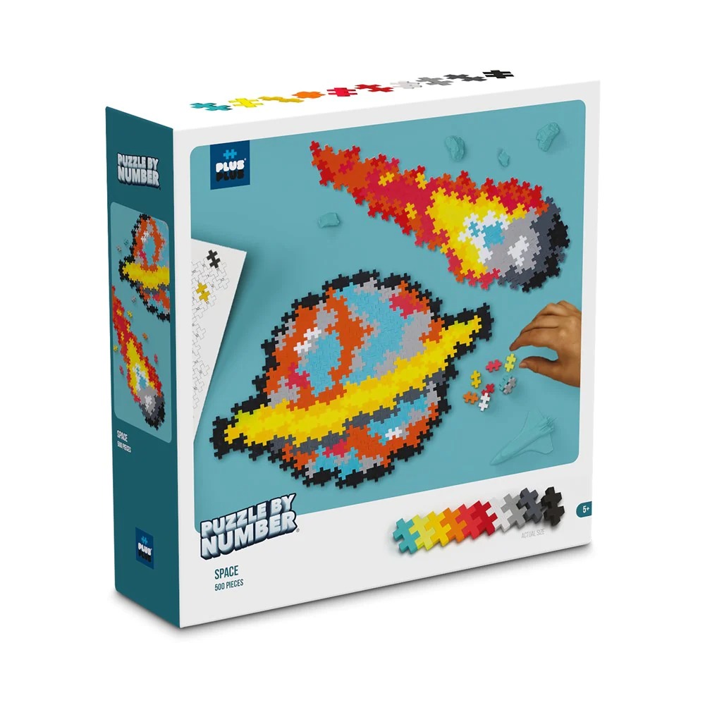 Plus-Plus - Puzzle By Numbers - Space 500 pcs