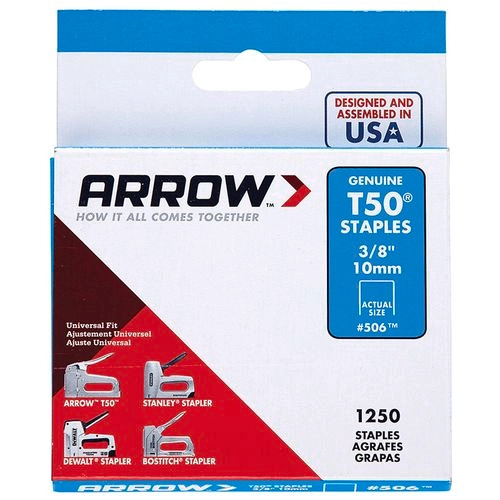 8mm Staples for Staple Gun - 1250 pack