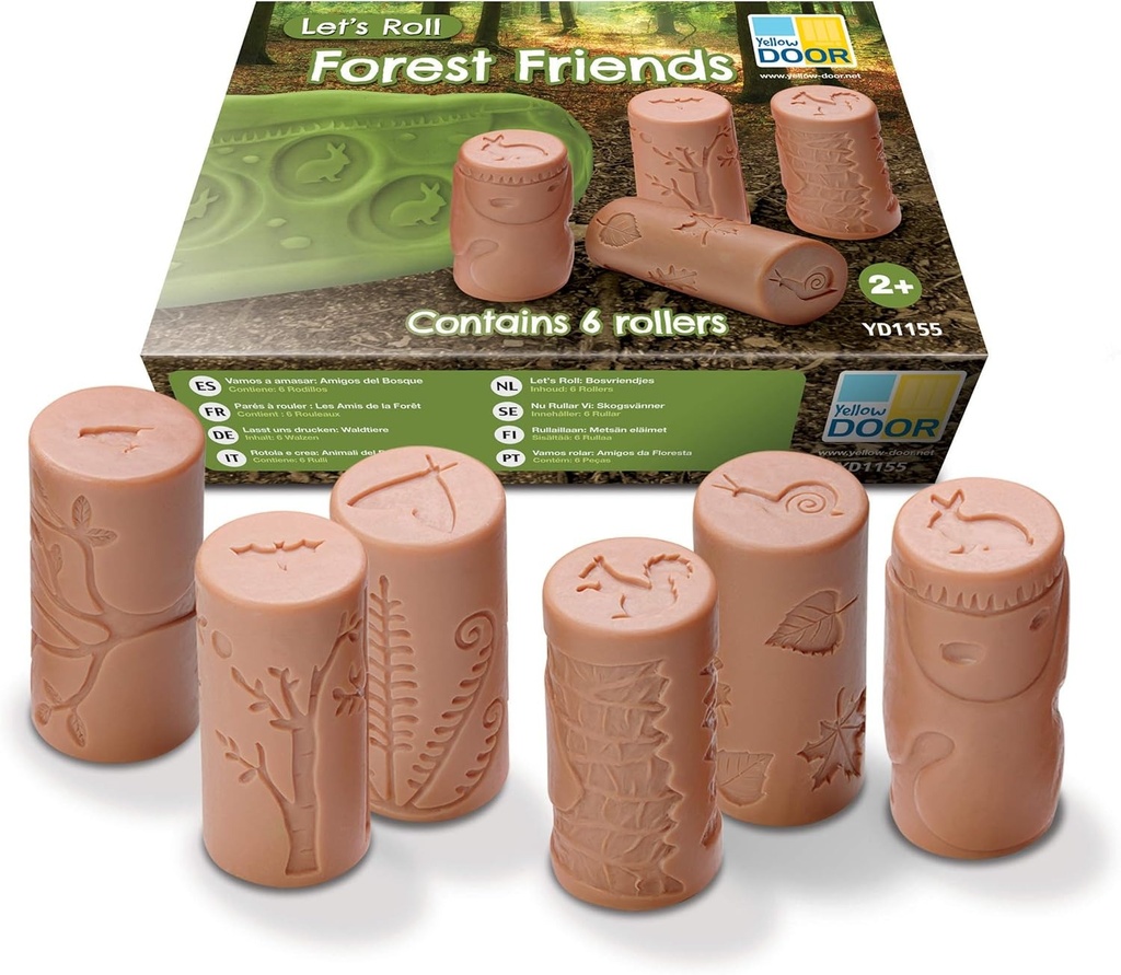Dough Roller Stamps - Forest Friends - set of 6