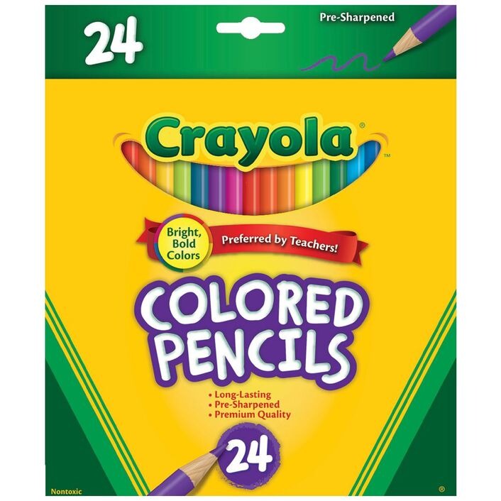 Crayola Coloured Pencils - 24 Pack