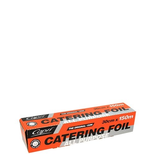 Aluminium Foil All Purpose Dispenser Silver 30cmx 150m