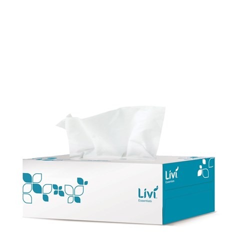 Facial Tissues Essentials - 2 Ply 200 Sheets White