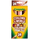 Colours of the World Pencils - Pack of 24