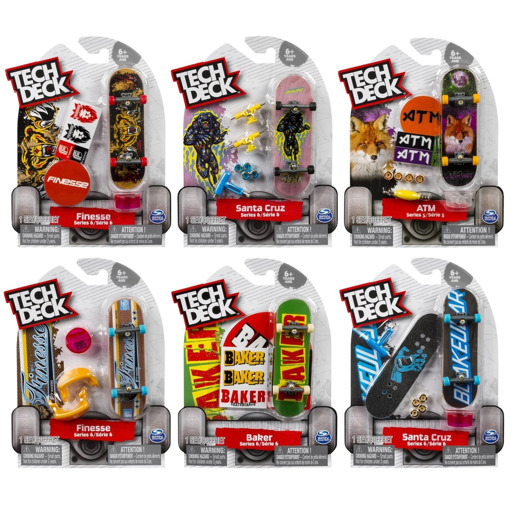 Tech Deck 96mm Single Fingerboard - Assorted