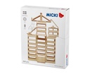 Micki Wooden Natural Building Planks - 200 pieces