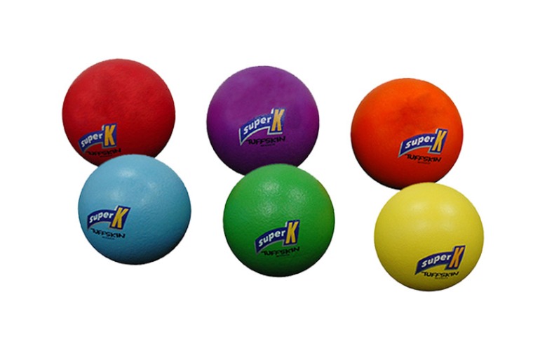 TUFF SKIN FOAM BALL 90MM - SET OF 6 COLOURS