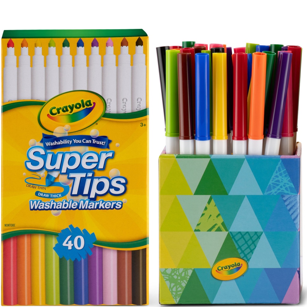 40ct Washable SuperTips Markers SharePack