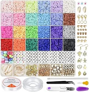 Polymer Clay Beads Set - 6000 pieces