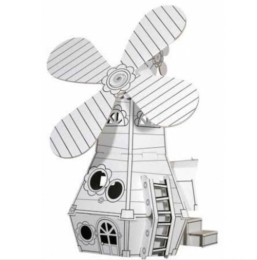 Calafant Cardboard Windmill Model - Level 3