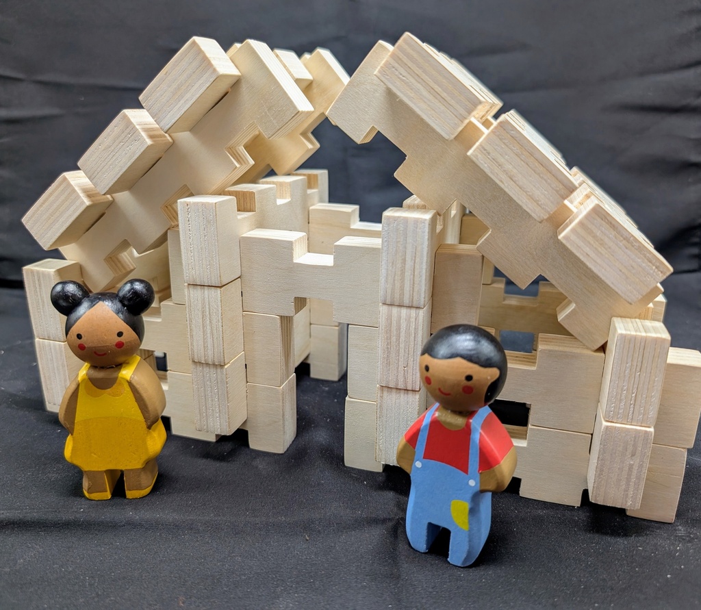 Notched Building Planks - Set of 30