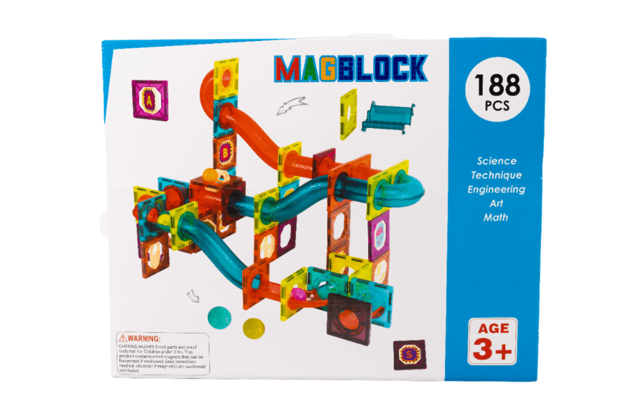 Magnetic Tiles - Ball Run - 188 pcs