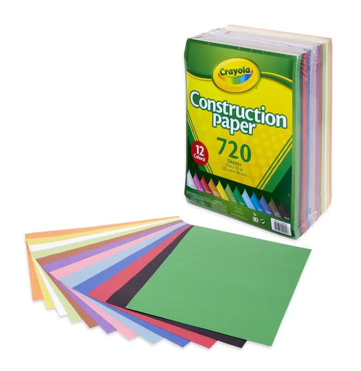 Construction Paper - 720 Sheets