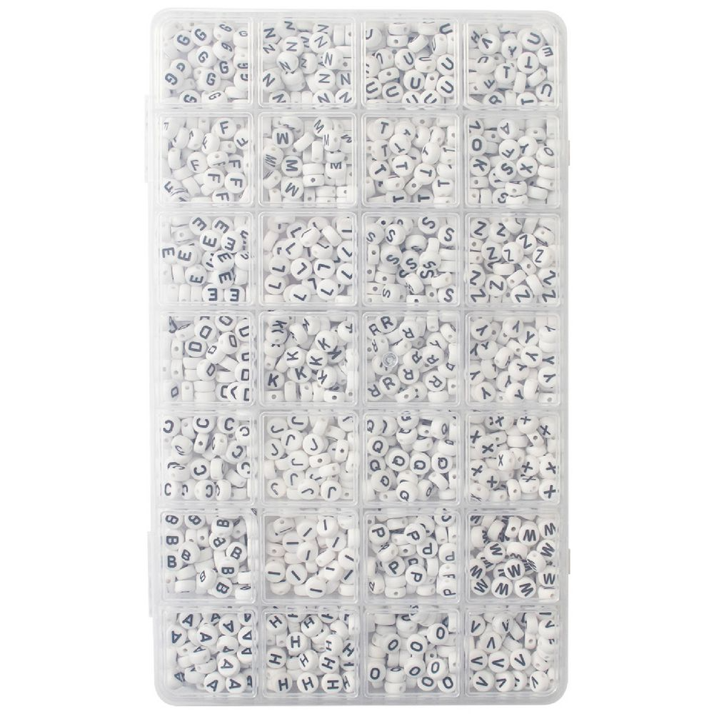 Alphabet Beads (A-Z,1-9) -1400 pcs