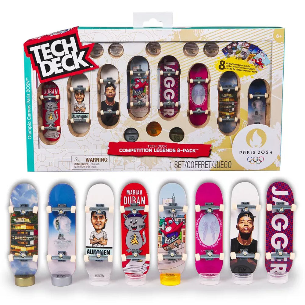 Tech Deck - 96mm Olympic - 8 Boards Pack