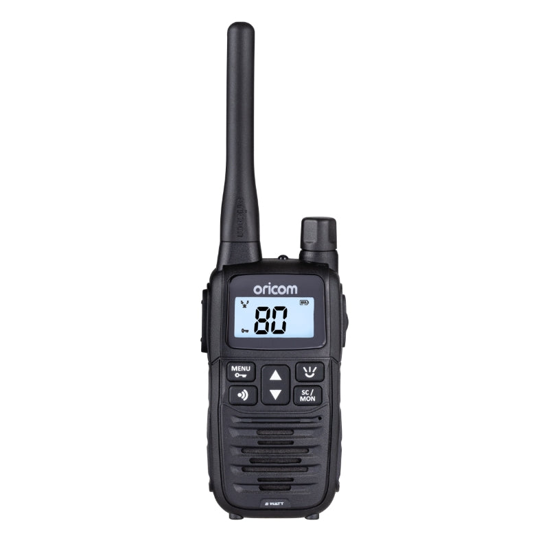 Handheld 2 Watt UHF CB Radio Single Pack - Oricom UHF2400-1