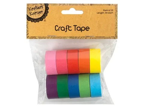 Pastel Washi Tape - 10 pack