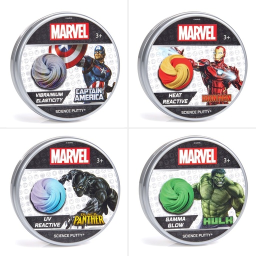 [TK-0095] Marvel Superheroes : STEAM Science Putty - Assorted