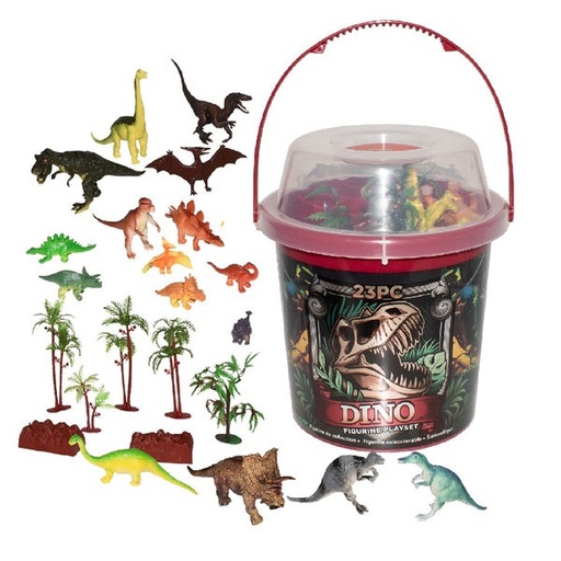 [TK-0174] Bucket of Dinosaurs