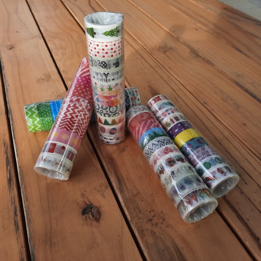 [TK-1490] Washi Tape - Decorative 10 pack